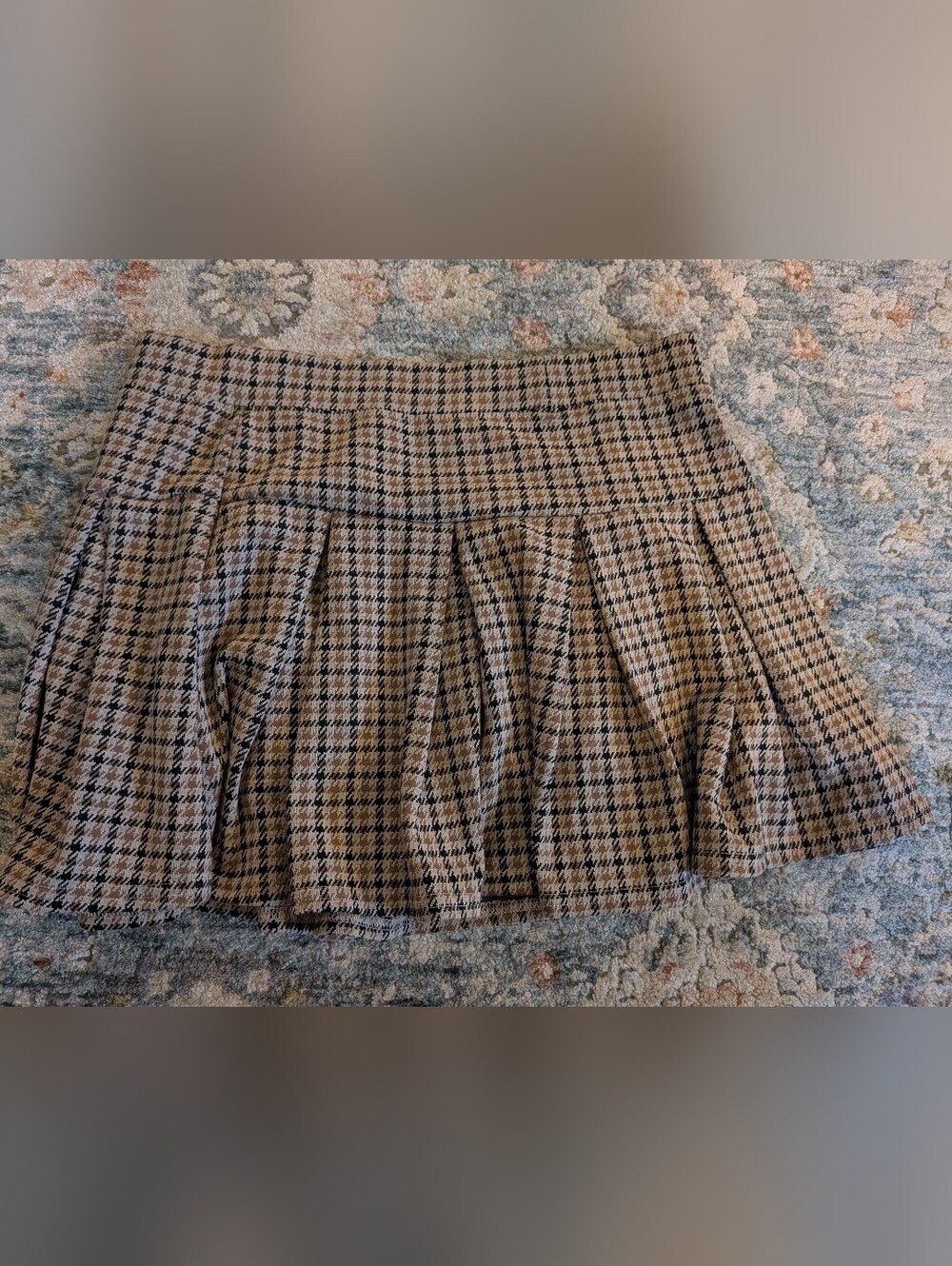 AE Pleated It Knit Plaid Skort